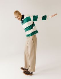 Pantalon chino twill large