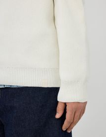 Pull chenille col montant