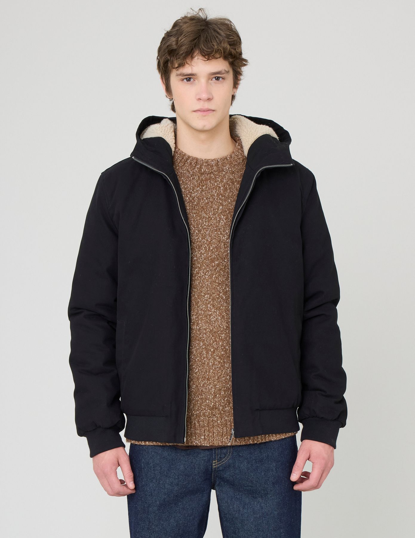 Blouson à capuche en canvas