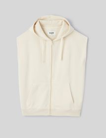 Sweat zippé sans manches