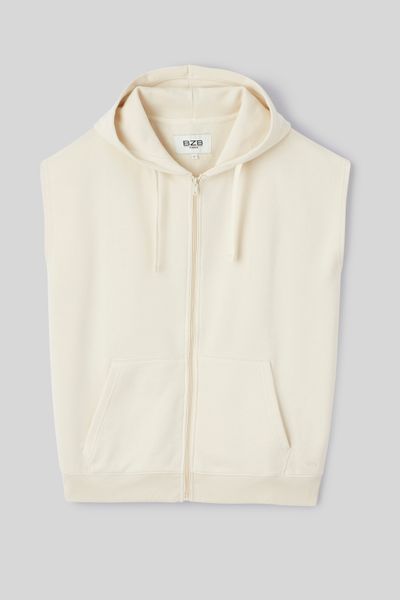 Sweat zippé sans manches