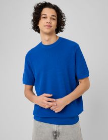 T-shirt maille fantaisie