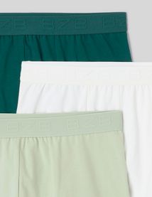 Lot de 3 boxers unis