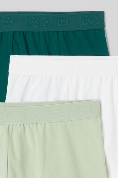Lot de 3 boxers unis