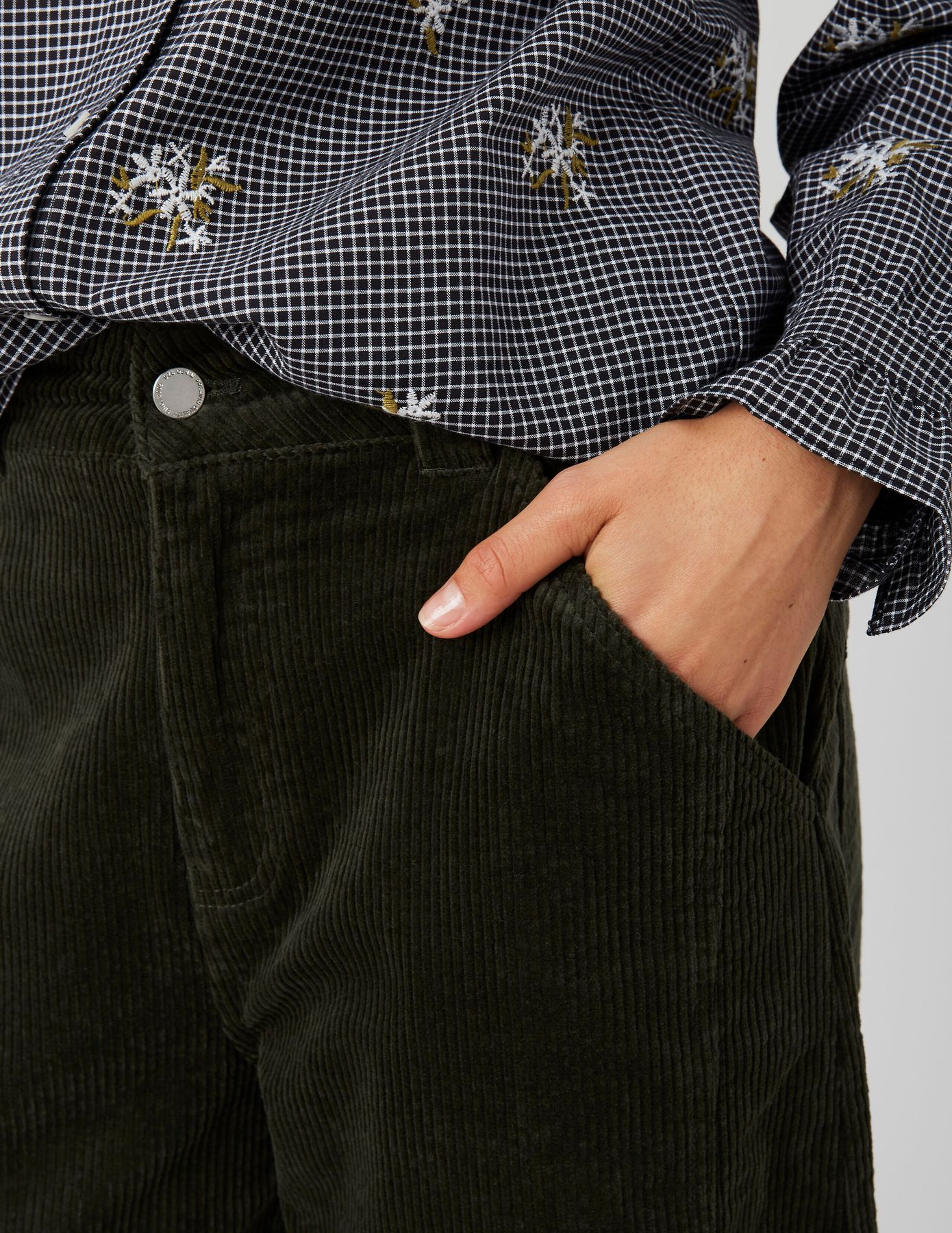 Pantalon velours balloon