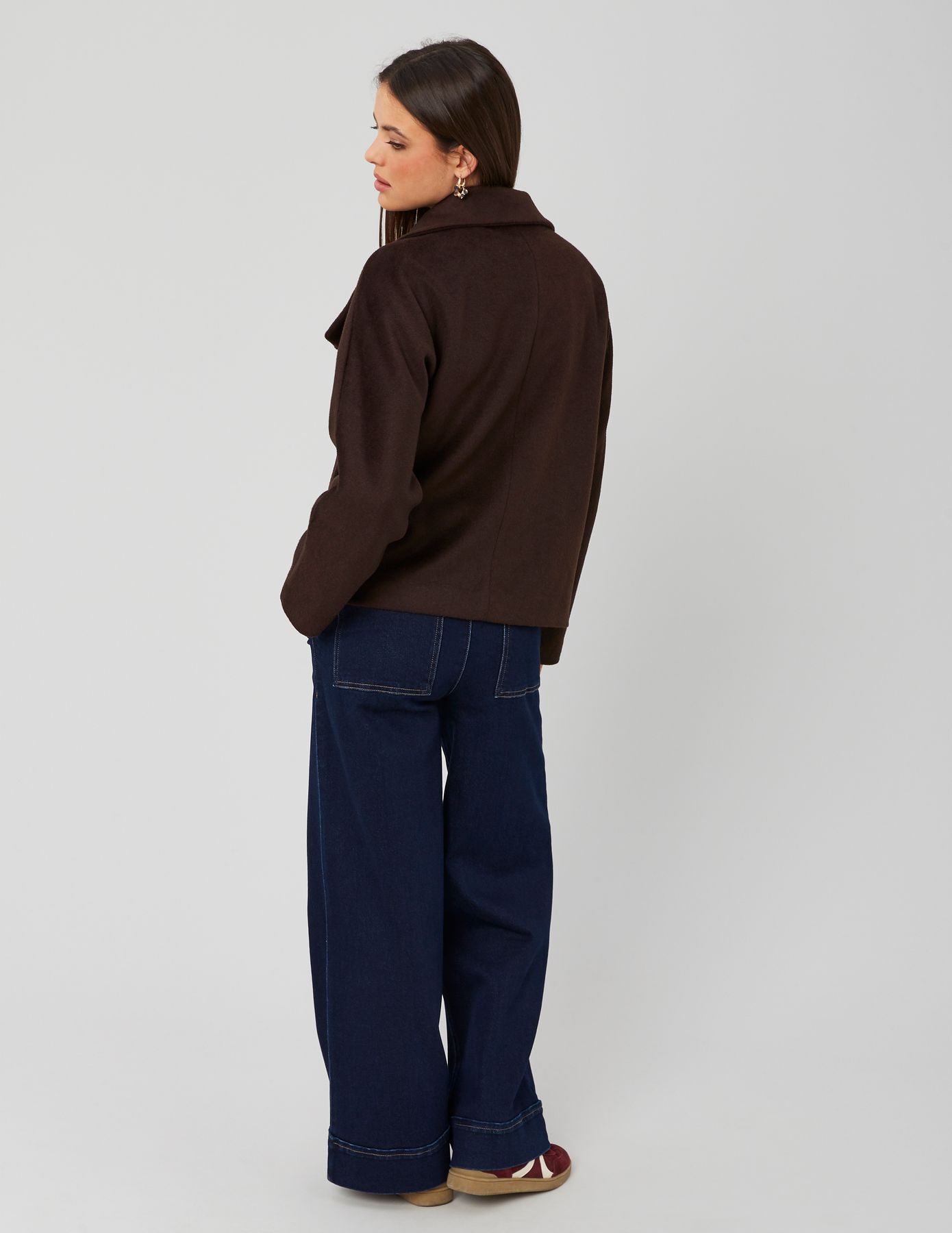 Lainage court col montant