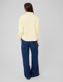 Veste en twill jaune