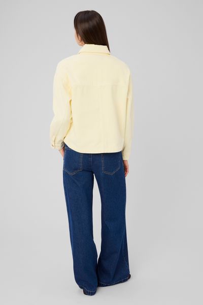 Veste en twill jaune