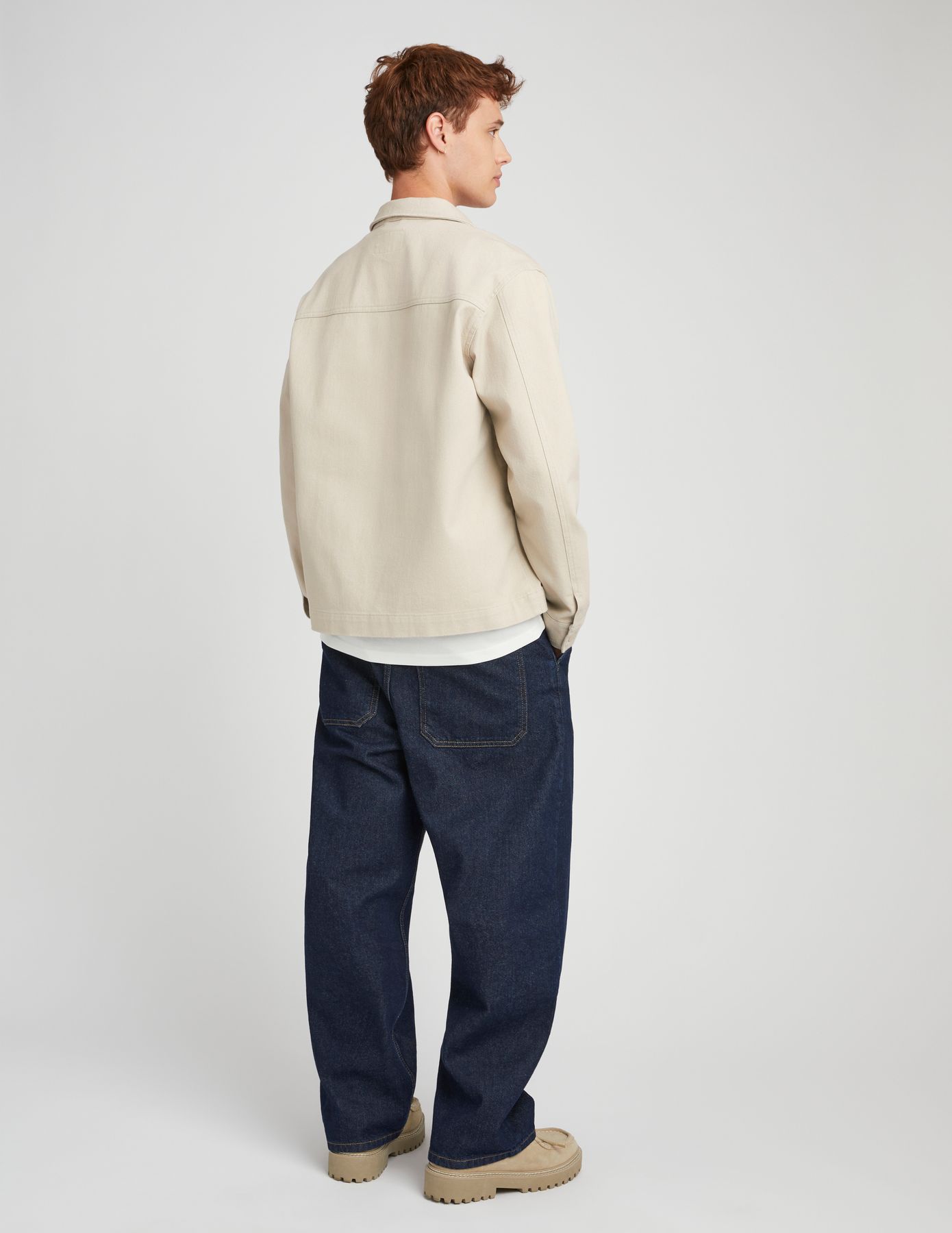 Veste zippée uni