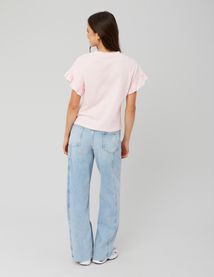 T-shirt manches courtes à volants