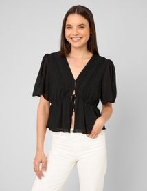 Blouse en plumetis