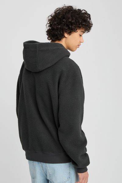 Sweat sherpa à capuche