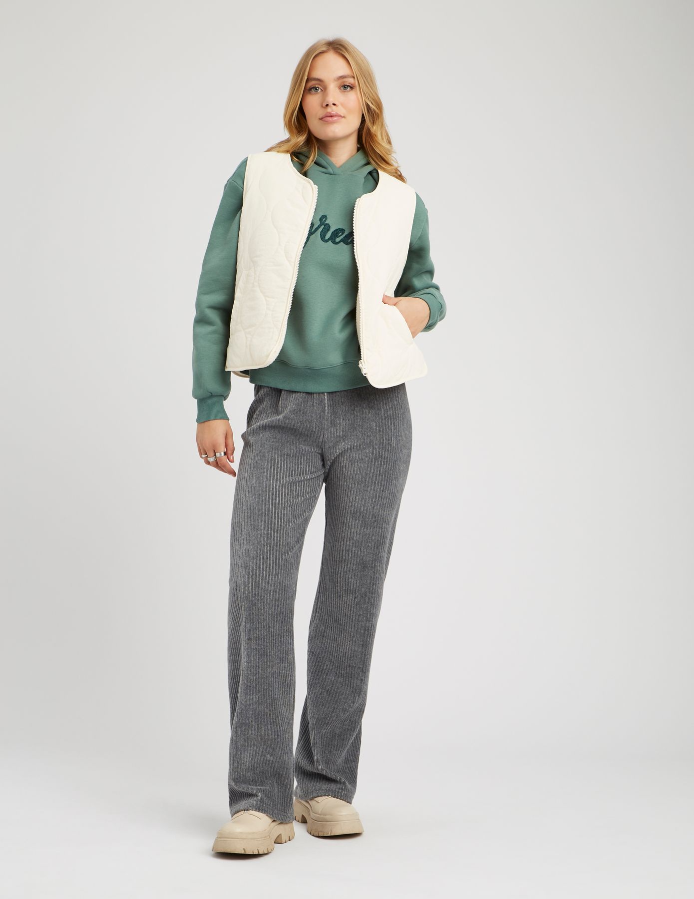 Gilet sans manches r&eacute;versible