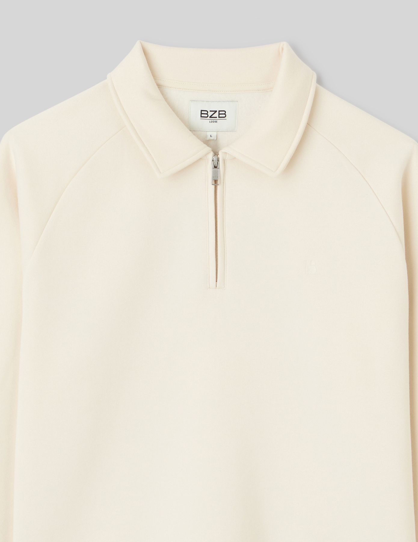 Sweat col polo zipp&eacute;
