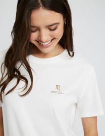 T-shirt imprimé signe astro scorpion