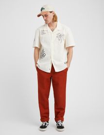 Pantalon de ville coton lin