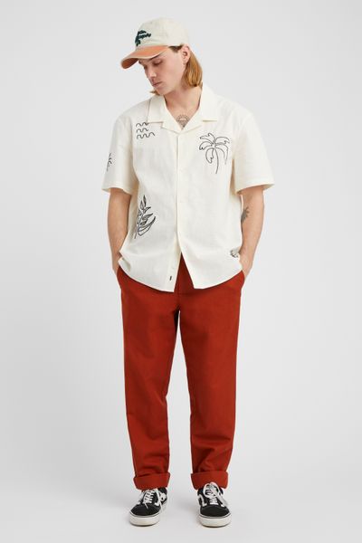 Pantalon de ville coton lin