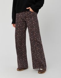 Jean imprimé léopard