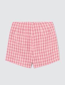 Jupe short en tweed