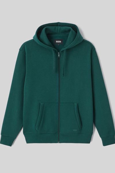 Sweat zippé à capuche