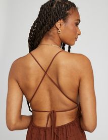 Robe longue broderie anglaise