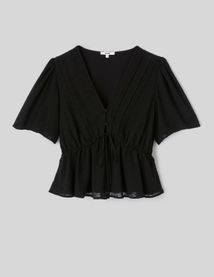 Blouse en plumetis