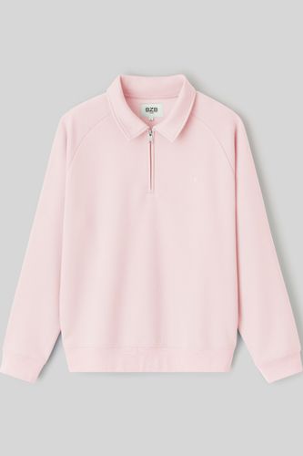 Sweat col polo zipp&eacute;