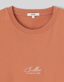 T-shirt imprimé message