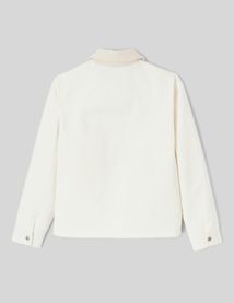 Veste zipp&eacute;e unie col velours