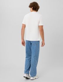 Jean imprim&eacute; loose