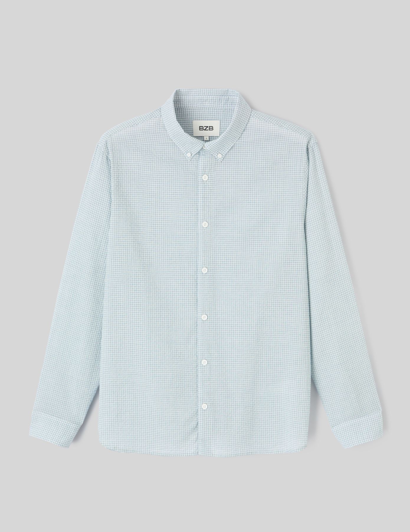 Chemise &agrave; carreaux seersucker