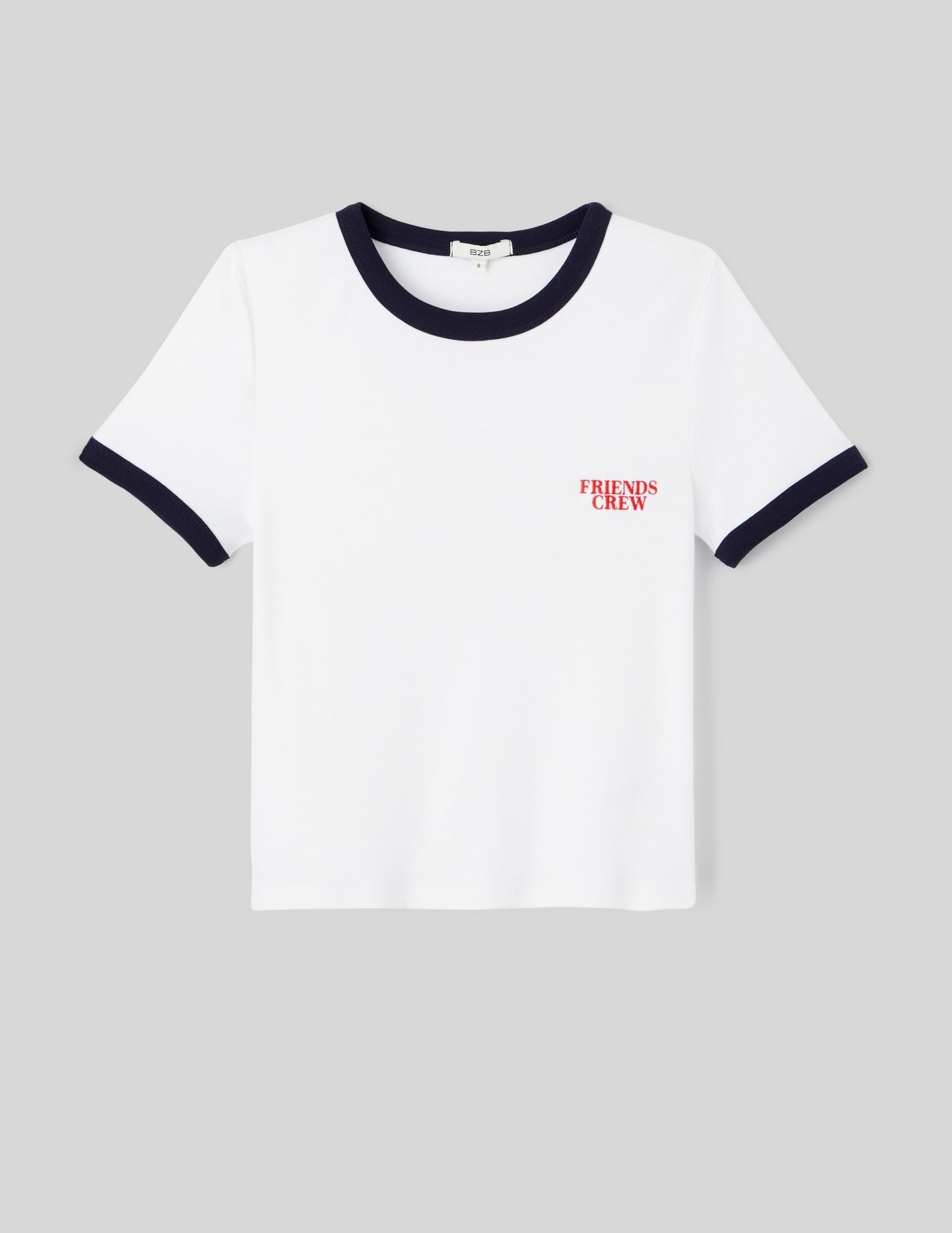 T-shirt imprimé bicolore