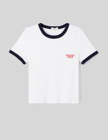 T-shirt imprimé bicolore