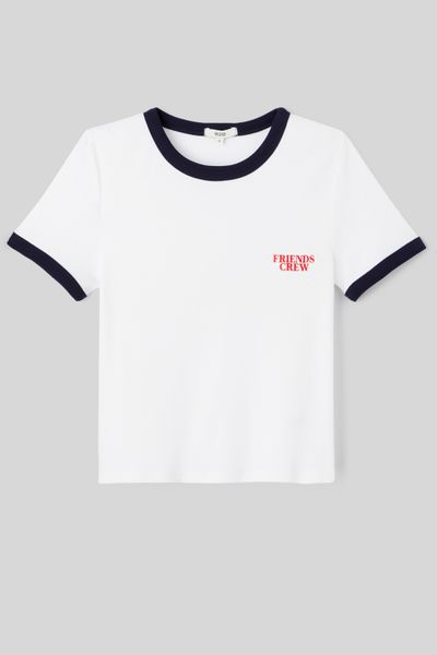 T-shirt imprimé bicolore