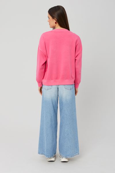 Sweat col rond imprimé à l¿avant