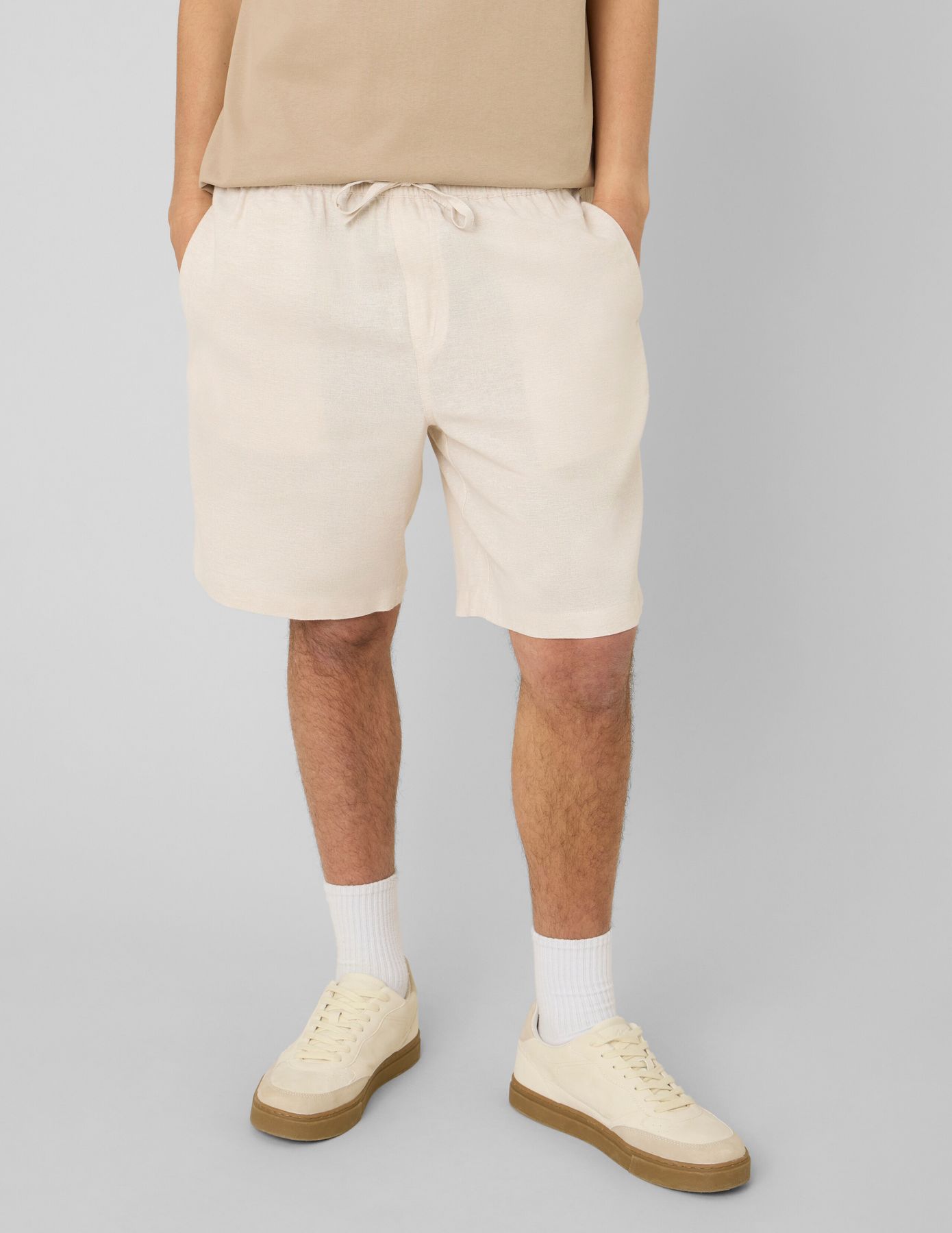 Bermuda en viscose lin