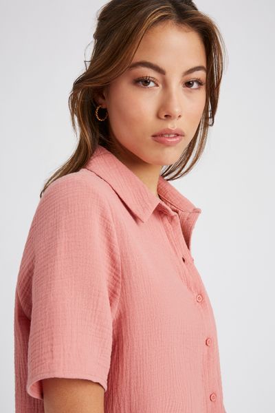 Chemisette en gaze de coton