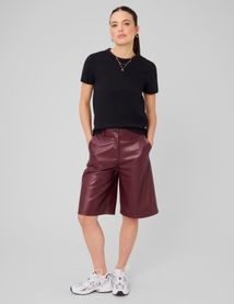 Bermuda tissu enduit