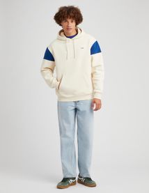 Sweat à capuche colorblock