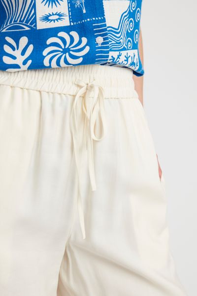 Pantalon fluide taille élastiquée