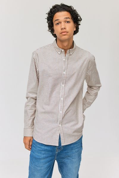 Chemise rayée ajustée