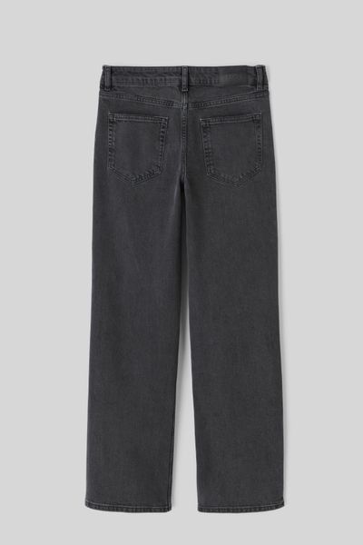 Jean straight taille haute
