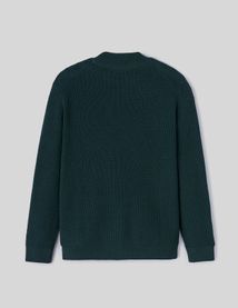 Pull col montant reli&eacute;f&eacute;