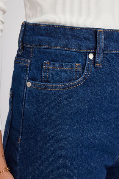 Jean straight taille haute