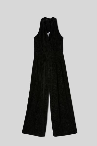 Combinaison pantalon en maille brillante