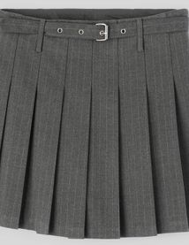 Jupe short plissée