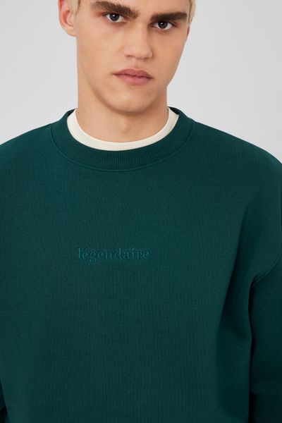 Sweat broderie poitrine
