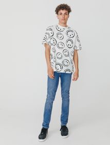 Jean slim basique stone clair