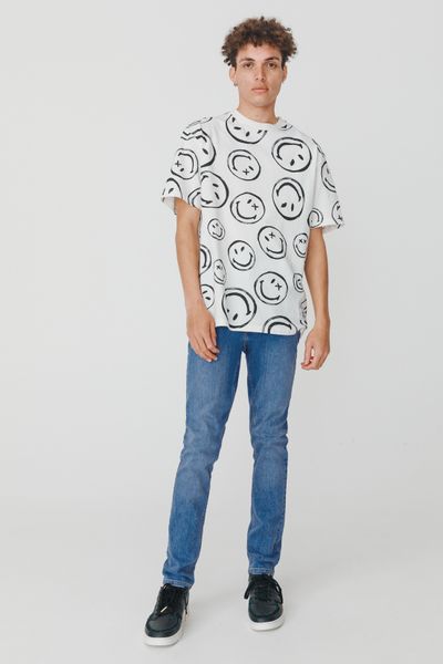 Jean slim basique stone clair