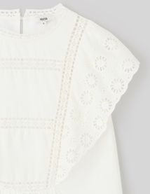Blouse en broderie anglaise